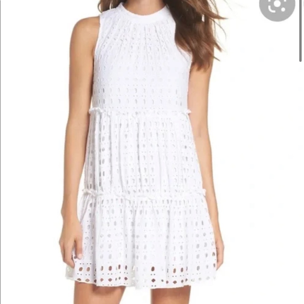 Lilly Pulitzer Indira White Eyelet Dress